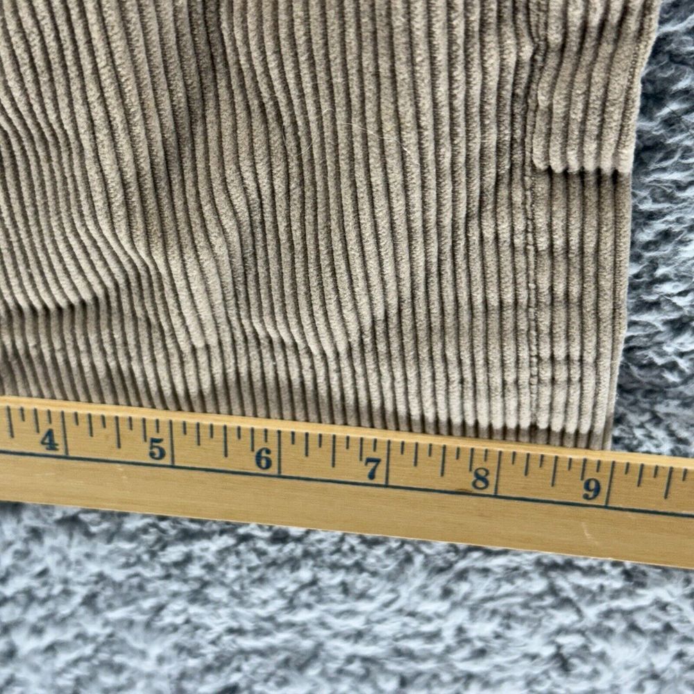 VTG WM F Farah Womens 18 36" Brown‎ Corduroy Chino Pants Straight Fit High Rise - Picture 7 of 8